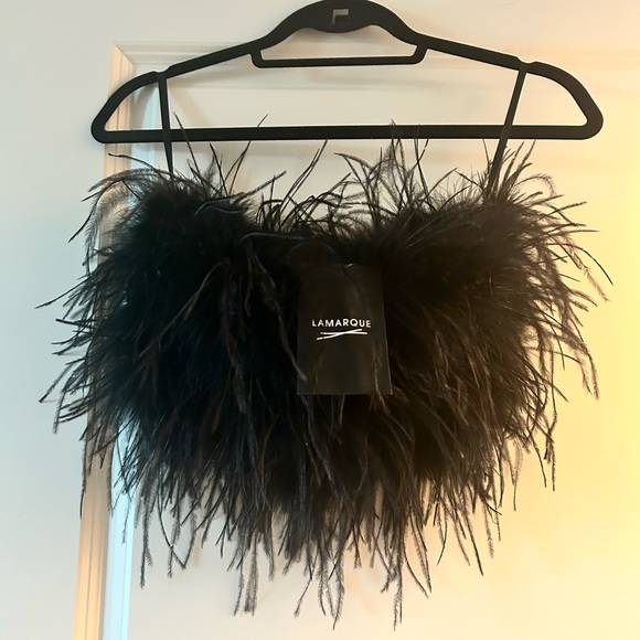 Beautiful LAMARQUE Zaina top in black. Size XS. NWT. - Picture 7 of 7